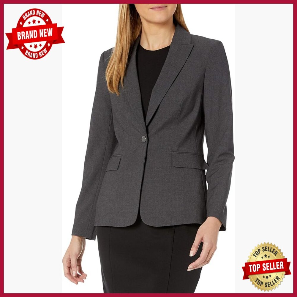 Women's One Button Lux Blazer For Professional And Casual Wear